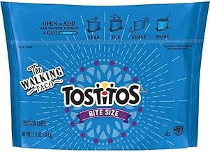 Tostitos Bite Size Tortilla Chips for Walking Tacos, 2.5 Oz Individual Bags, Bulk Pack - 18 Count Grab N Go Snacks for Foodservice, Parties & Lunchboxes
