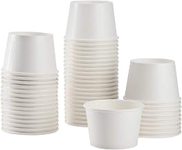 Karat 8 oz White Paper Ice Cream Cups, Sturdy Disposable Bowls, 1000ct | Sturdy, Disposable Bowls