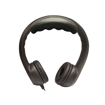 Flex‑Phones Kids Foam Headphones by HamiltonBuhl – 2.35x6.75x6.85, Plastic, KIDS-BLACK, Model HECKIDSBLK