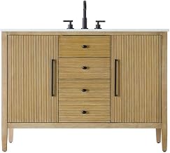 Elegant Kitchen and Bath 48" Single Bathroom Vanity in Linen Oak