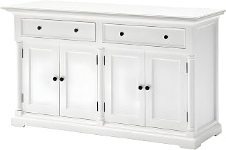 Starlight Canyon Home Mahogany & MDF Kitchen Buffet Sideboard with Doors and Drawers for Dining Room