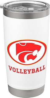 Carlisle High School Wildcats Volleyball Stainless Steel Insulated Tumbler