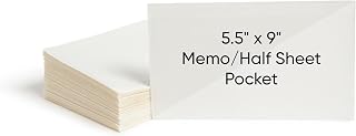 SMEAD Self-Adhesive Poly Pocket, Document Size, Clear Pockets, Storage Labels, 100 per Box, 229 Mm W x 142 Mm H, 68185