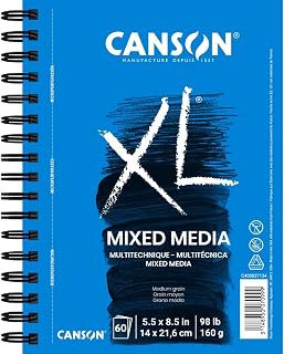 Canson XL Series Mixed Media Pad 5-1/2" x 8-1/2"