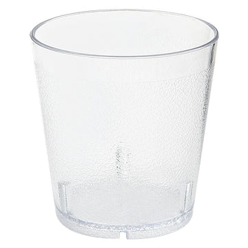G.E.T. Stackable Textured Pebbled Clear 9 Oz Tumbler by GET – 9 Ounces, SAN (Styrene Acrylonitrile), Clear, Pack of 72, Model 6609-1-6-CL
