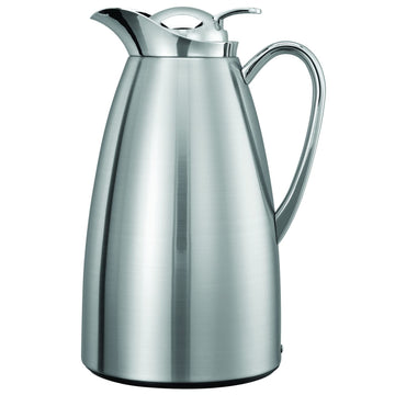 Classy Carafe by Service Ideas – 34.2 Ounces, 1.01 liters, Stainless Steel, Brushed, Model CJZ1BS