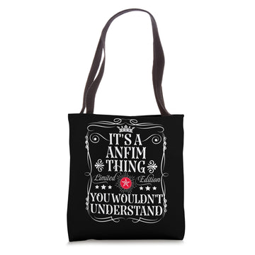 Anfim Name Its A Anfim Thing You Wouldn't Understand Tote Bag by Funny Vintage Anfim Name T-Shirts And Gifts – 16 inches, White, Model AQCPMJX72Q6US_16INCHES