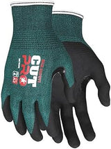 MCR Safety 96782XXXL Cut Pro 18 Gauge HyperMax Work Glove, Cut Protection Glove, Nitrile Coated Palm & Fingertips, Thumb Crotch, XXX-Large