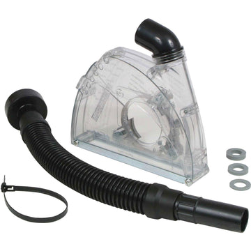7" CutBuddie-Tuck Pointing by Dustless Technologies – 7"L x 7"W x 4"H, Plastic, Clear Shroud, Black Hose, Model D1750
