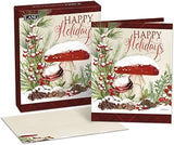 Lang, Holiday Mushrooms by Nicole Tamarin Boxed Christmas Cards