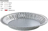 10" (Actual Top-Out 9-5/8 Inches - Top-In 8-3/4 Inches) Aluminum Foil Pie Pan - Disposable Baking Tin Plates (Pack of 100) by Handi-Foil – 9-5/8" x 8-3/4" x 1-7/32", 10 inches
