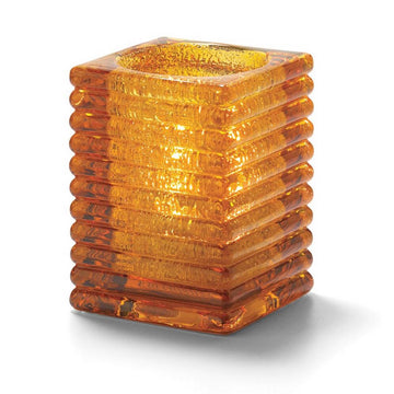 Rib Block Lamp by Hollowick – 2.88x2.88x4.13, Glass, Check Images, Model 1511AJ