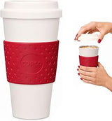 Copco Acadia Insulated Travel Mug with Lid, 16 Oz - Cherry Red