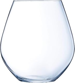 Luminarc Grand Estate 18.75 Ounce Stemless Red Wine Glass, Set of 6