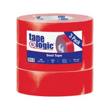 IPG AC20 Utility Grade Cloth/Duct Tape by Tape Logic – 6.5"L x 2"W x 6.25"H, Rubber Adhesive, Red, Model T987100R3PK
