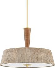 Hudson Valley Lighting CB9530-AGB George - 3 Light Pendant - 22.5 Inches Tall and 30 Inches Wide - Aged Brass