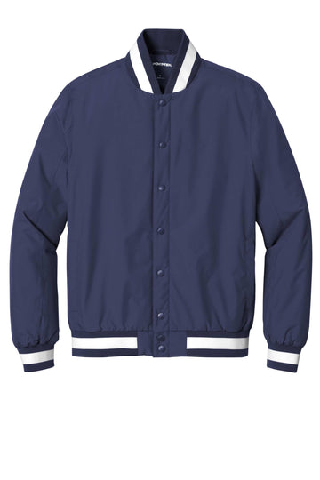 Unisex Insulated Varsity Jacket by SPORT-TEK – 4X-Large, True Navy, Model 2140071