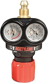 ESAB Victor Technologies 0781-5105 ESS3-15-510 Medium Capacity Single Stage Acetylene Regulator, 2-15 psig Delivery Range, CGA 510 Inlet Connection
