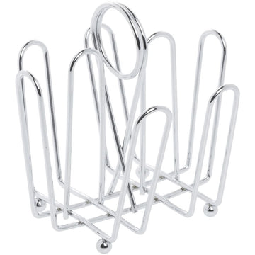 597C Chrome Plated Jelly Packet Rack by Tablecraft – 5 inches (WxDxH), Alloy Steel, Chrome, Model MT7TLUI