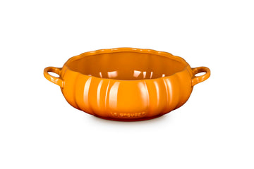 Le Creuset Stoneware Serving Bowl, 4 Quart, Persimmon