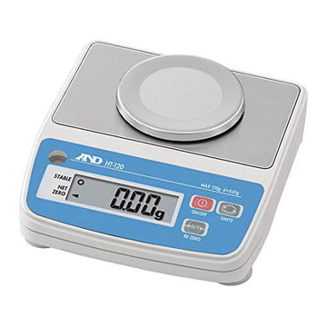 Compact Scales 120g x 0.01g Incl Carry Case by A&D Weighing – Read: 0.01 g - Cap: 120 g - Cal Type: Ext, 1, Model AO-11115-77