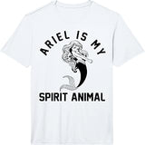 Disney The Little Mermaid Ariel is My Spirit Animal Logo Performance T-Shirt