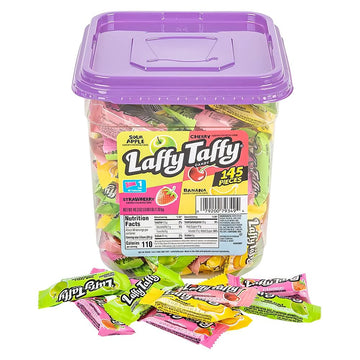 Assorted Candy Jar by Laffy Taffy – 145 Count (Pack of 1), CLEAR, Model 028000993801