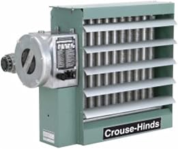 Eaton Electrical - EXH5 480360 100 - EXH Series Electric Air Heater, Steel, 480V ac, 10 kW, 12A, 60 Hz, 3-Phase, 34, 150