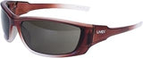 by Honeywell S2176X A1500 Series Safety Eyewear with Brown Frame, Gray Lens and Uvextra Anti-Fog Lens Coating