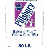 Yellow Cake Mix by Pillsbury Baker's Plus – 800 Ounce (Pack of 1), yellow