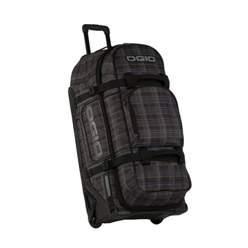 RIG9800 Wheeled Gear Bag Plaidley Tan/Black by OGIO – Large, 123 liters, Nylon, Tan/Black, Model 801000.15