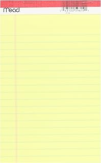 ACCO/MEAD 50CT 5x8 YEL Legal Pad, Canary (59614)