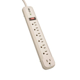 Eaton White Surge Protector Power Strip 7 Outlets by TRIPP LITE – 7 Outlets, Gray, Model TLP74R