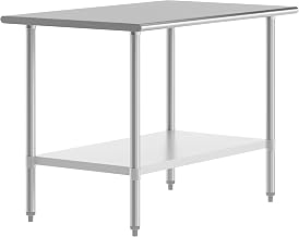 Flash Furniture 48x30 Stainless Steel Adjustable Prep Table