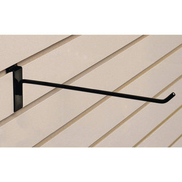 Black Steel Wire Slatwall Hooks by Retail Resource – Steel Wire, Black, Model SSWH12B