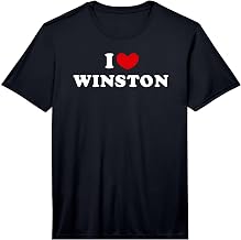 Mens I Love Winston, I Love Winston Performance T-Shirt