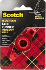 Scotch Double Sided Adhesive Tape Runner Refill, 0.31 x 49 Feet, 1-Pack