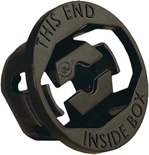 Hubbell-Raco 4714B5 Connector, NMSC, 1/2-Inch Trade Size, Made from Thermoplastic, Installs inside the junction box, 5-Pack