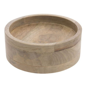 Beverage Dispenser Stand Reversible Mango Wood - 5"H by HUBERT – Brown, Model 89390