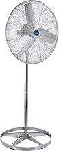 Global Industrial 30" Washdown Rated Stainless Steel Pedestal Fan, 9600 CFM, 1/3 HP