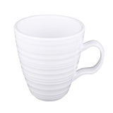 Swirl Mug by Elite Global Solutions – 14 oz., 14 fluid_ounces, Melamine, White, Pack of 6