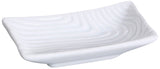 Fuji 3.5" Square Sauce Dish by Yanco – Large, Porcelain, Bone White, Pack of 48, Model FU-903