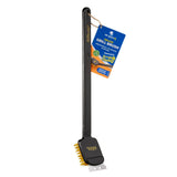 18” Deluxe Grill Brush Powered by Scrub Daddy by Mr. Bar-B-Q – 18", Nylon, Black and Yellow, Model 60404SDZ