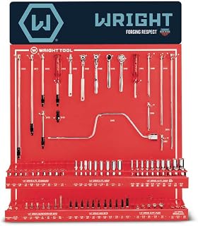 Wright Tool 24 Pc. 1" Dr. 12 Pt. Standard Sockets, Handles & Attachments