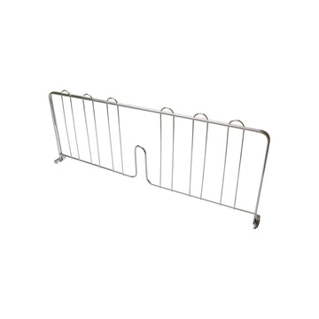 Shelf Divider 24"L Pressure-fit by Thunder Group – 24", Chrome, Model CMDC024