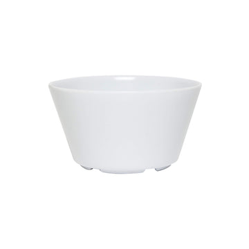 Nustone white melamine dinnerware collection 3.875 inch - 8 oz bouillon cup by Thunder Group – 3.9 x 3.9 x 2.13 inches, 8.0 ounces, Melamine, White, Pack of 12