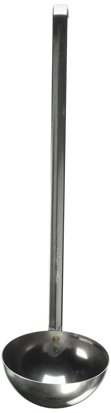 () 8 oz Stainless Steel Solid Ladle by Vollrath – 8-Ounce, Stainless Steel, Silver, Model 58480