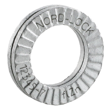 Wedge Locking Washer by Nord-Lock – 3.25"L x 2.75"W x 3.31"H, Carbon Steel, Gray, Model 1286******