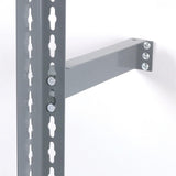 Wall Bracket by Nexel – 12"L x 12"W x 2.75"H, Steel, Gray, Model WWB121