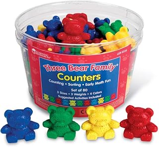 Learning Resources Three Bear Family Counters
